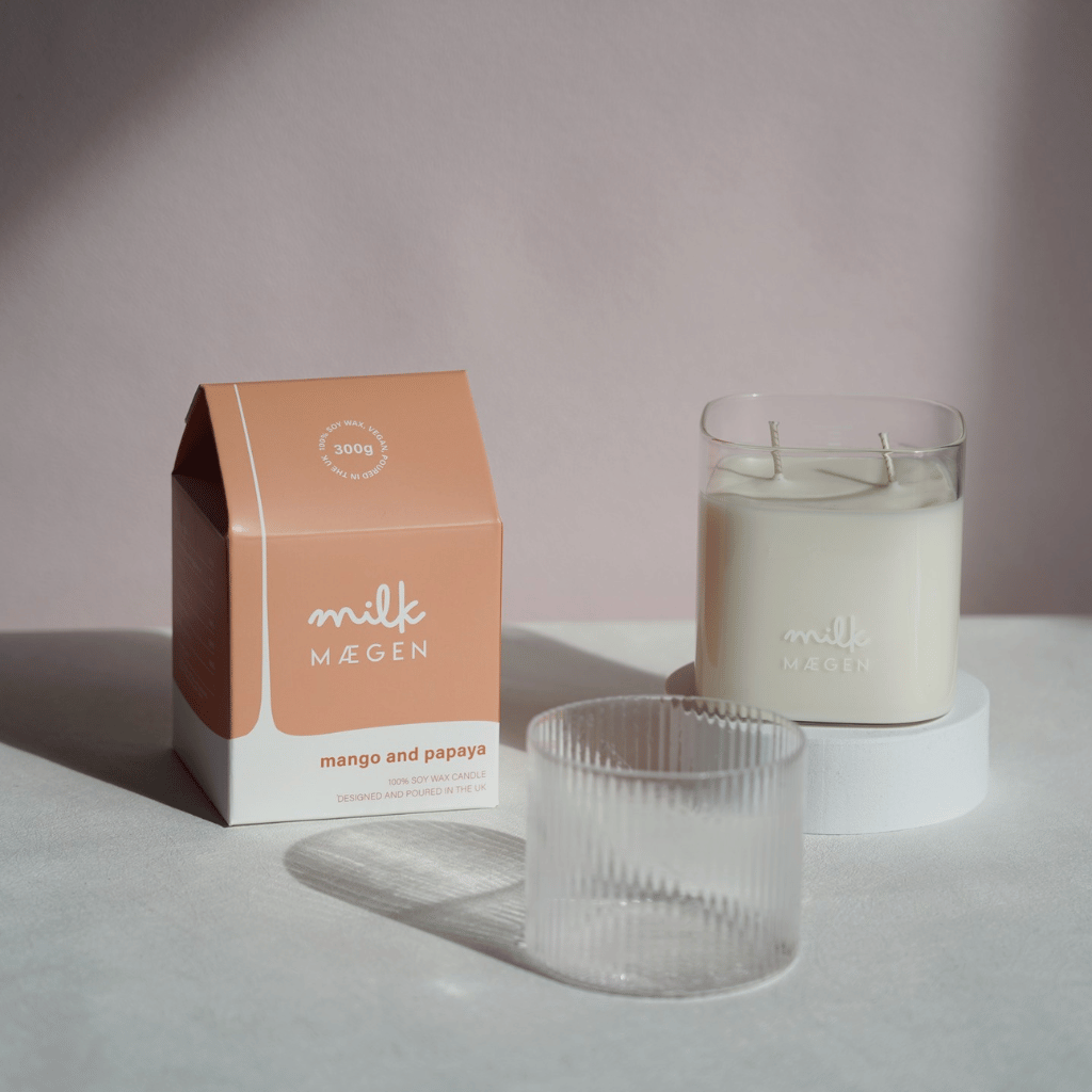 Thumbnail: Milk carton candle Image 3