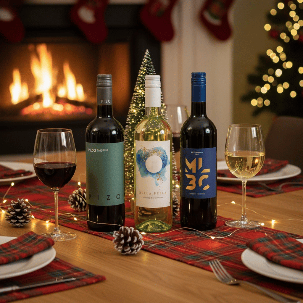 Thumbnail: 3 bottles of wine Image 1