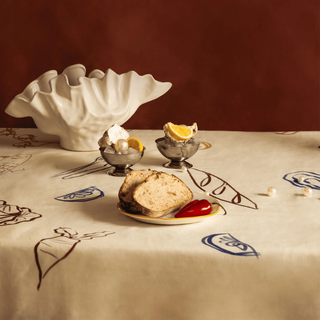 Thumbnail: Illustrated table cloth XL Image 1