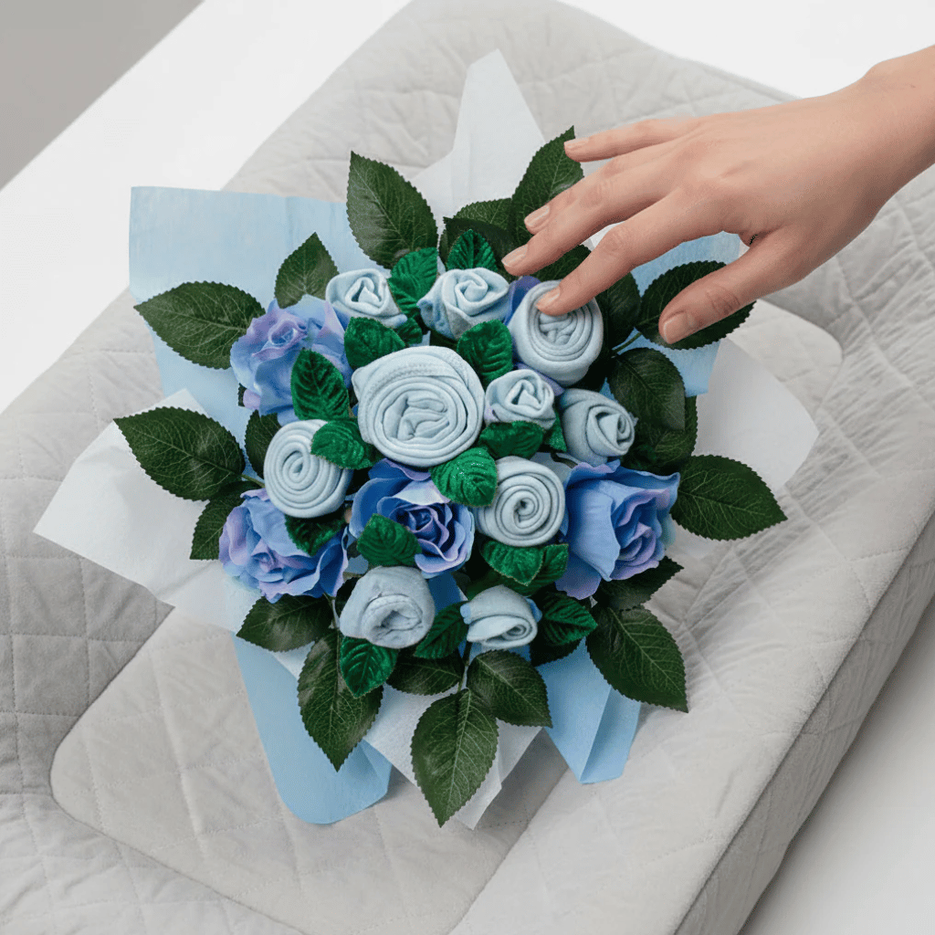 Thumbnail: Baby clothes bouquet Image 4