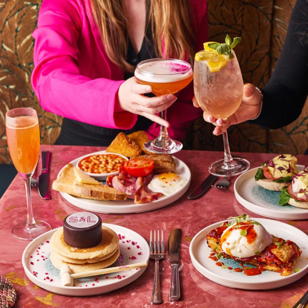 Thumbnail: Slug and Lettuce Premium Bottomless Brunch for Two Image 1