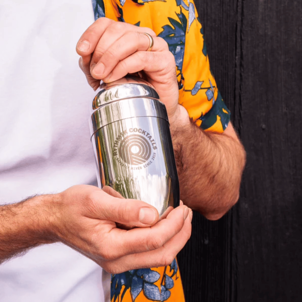 Thumbnail: Chrome cocktail shaker Image 1