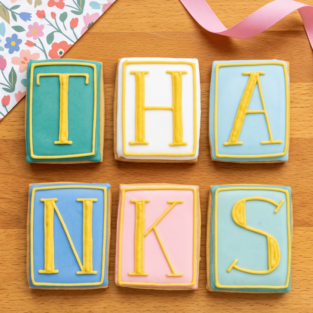 Thumbnail: Thanks letterbox biscuits Image 1