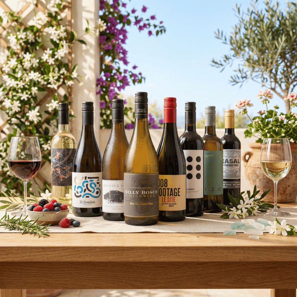 Thumbnail: 8 bottles of wine Image 1