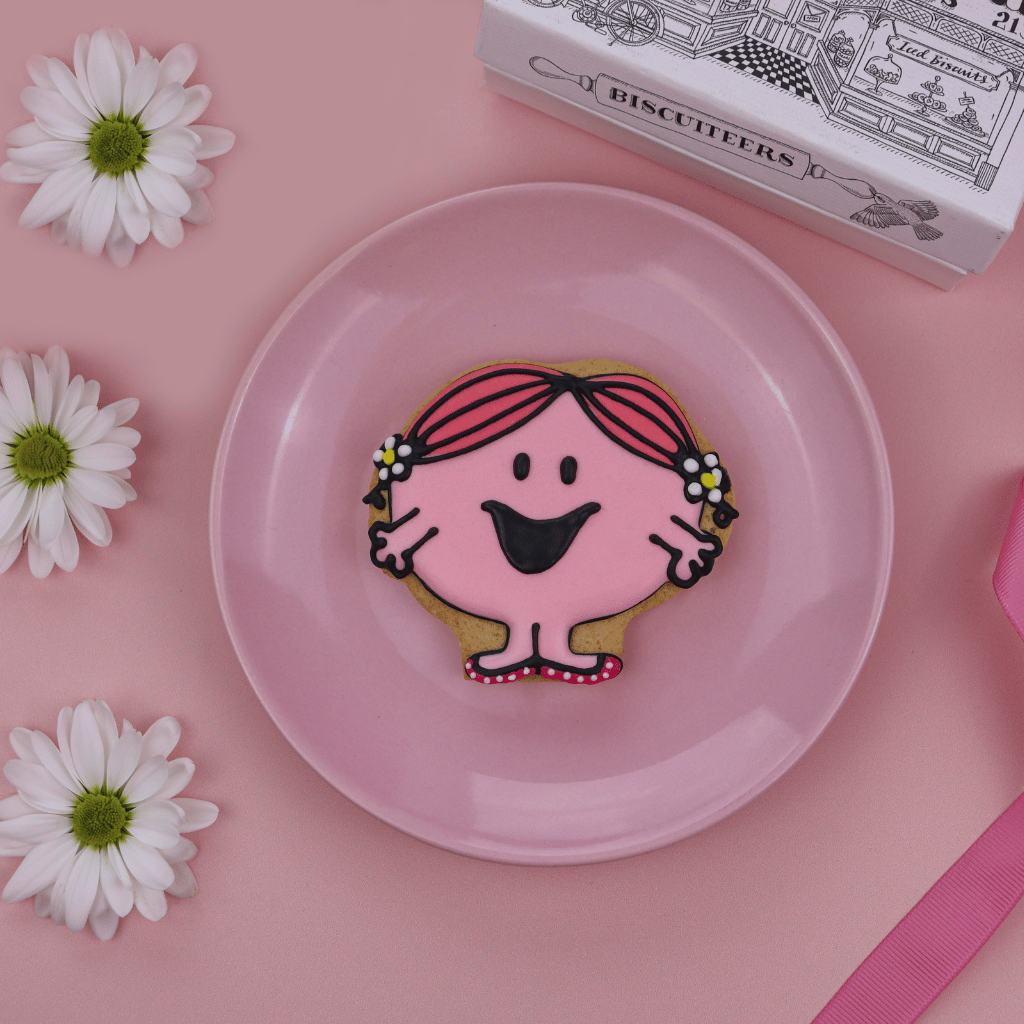 Thumbnail: Little Miss Hug letterbox biscuit Image 1