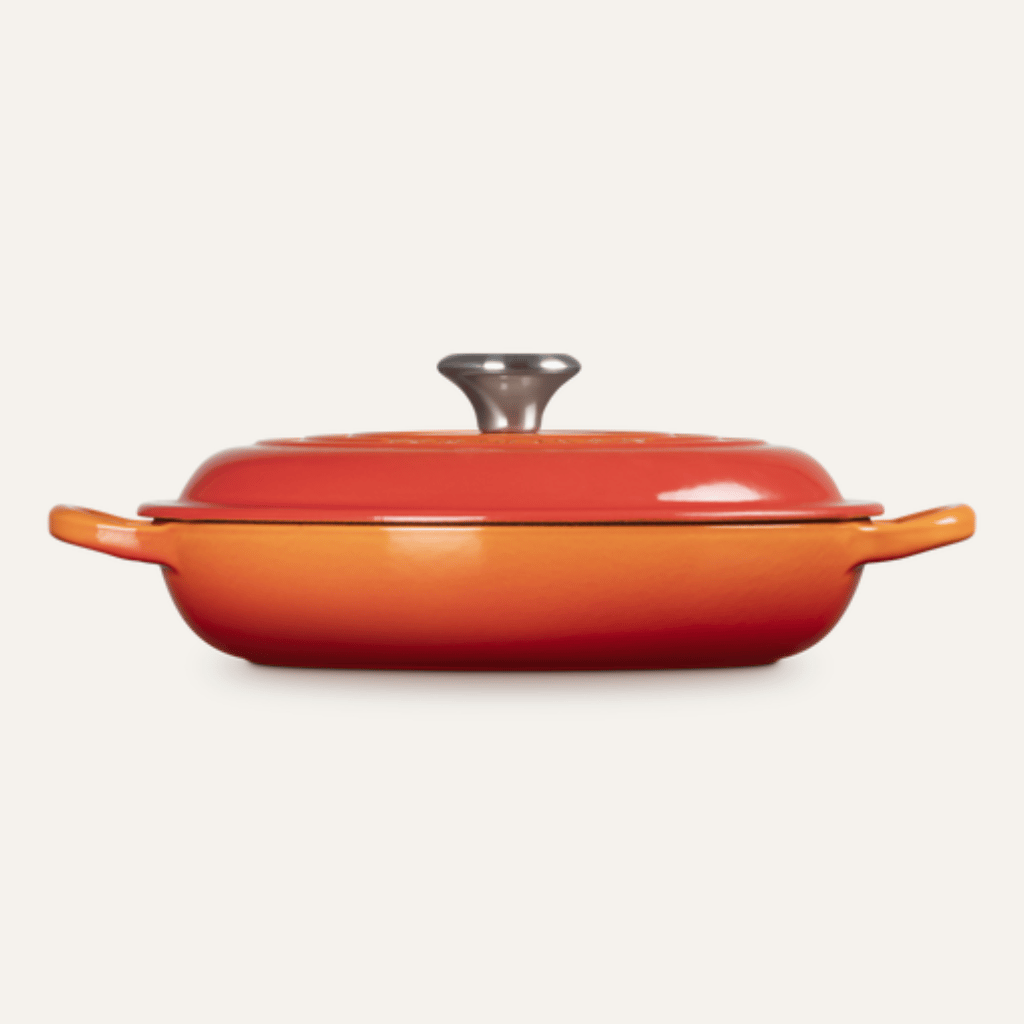 Thumbnail: Cast iron shallow casserole dish Image 7