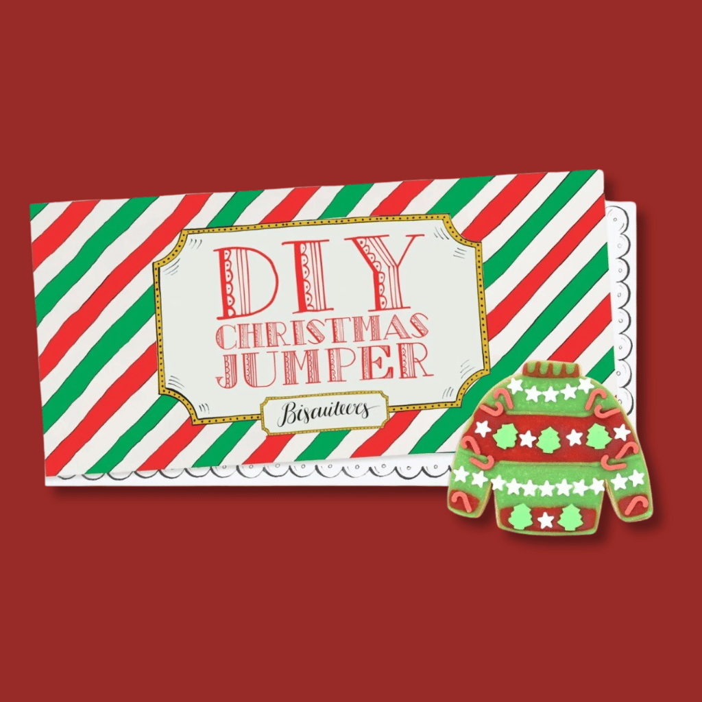 Thumbnail: DIY Christmas jumper biscuits Image 3