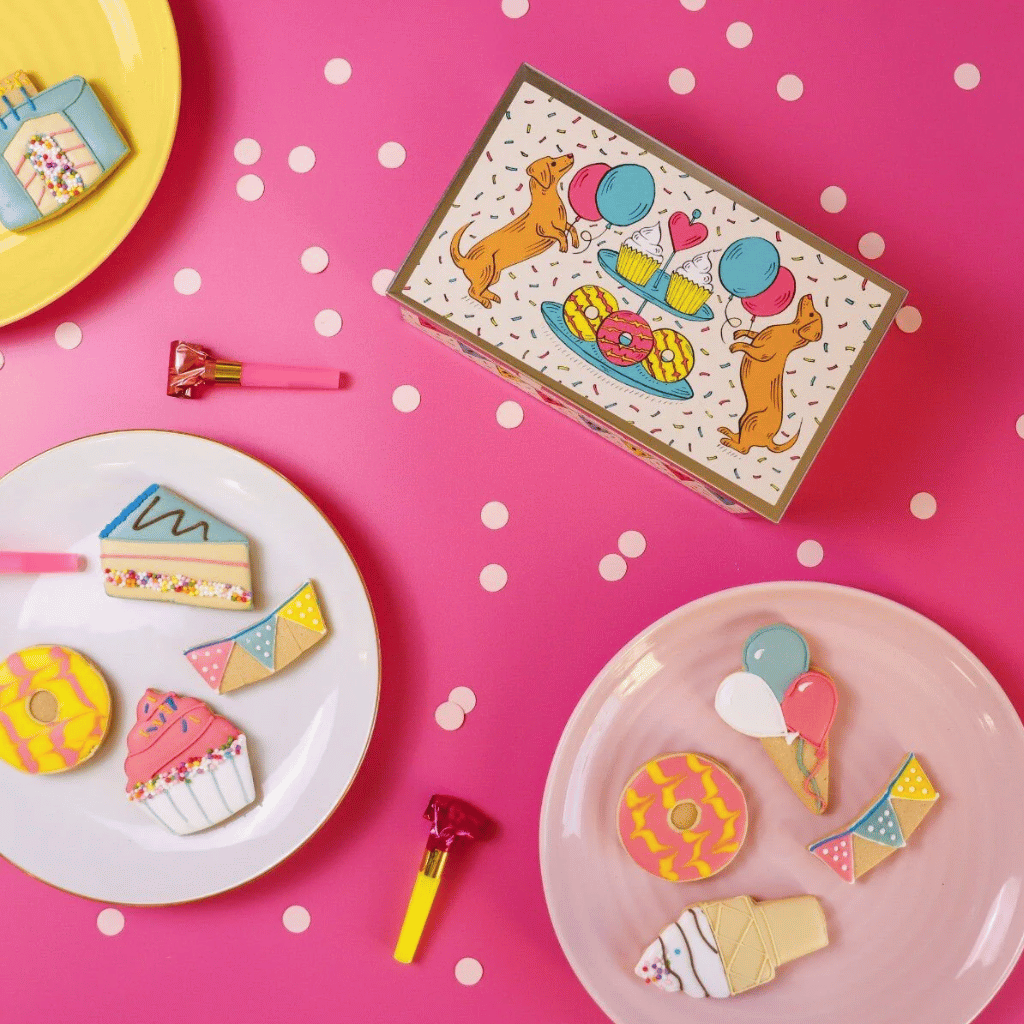 Thumbnail: Birthday treats biscuit tin Image 2