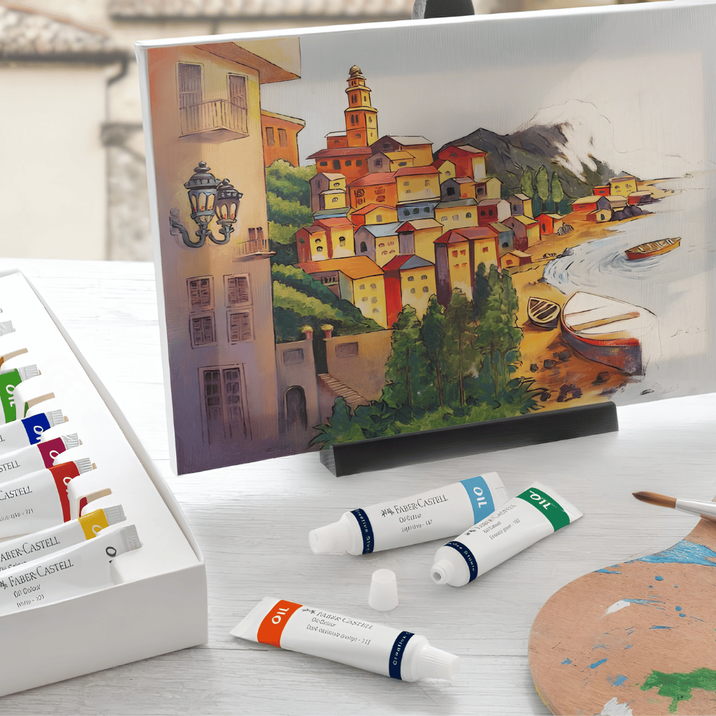 Thumbnail: Set of 24 oil paints Image 1