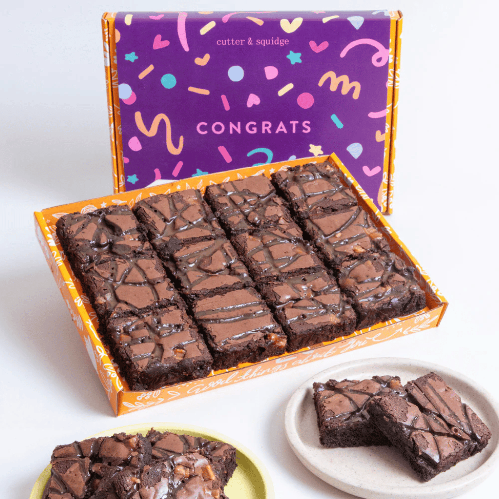 Thumbnail: 'Congrats' brownie box Image 1