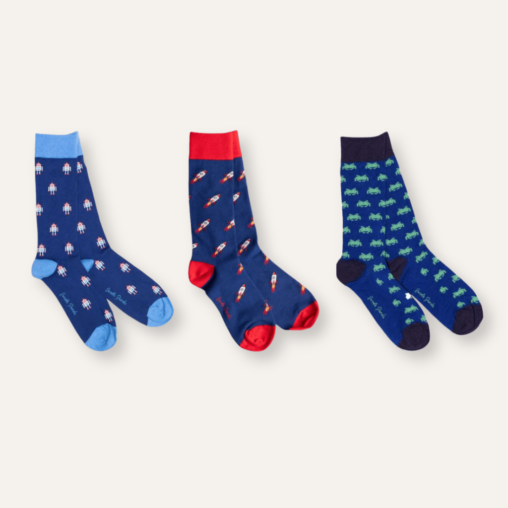 Thumbnail: 3 pairs of bamboo socks Image 7