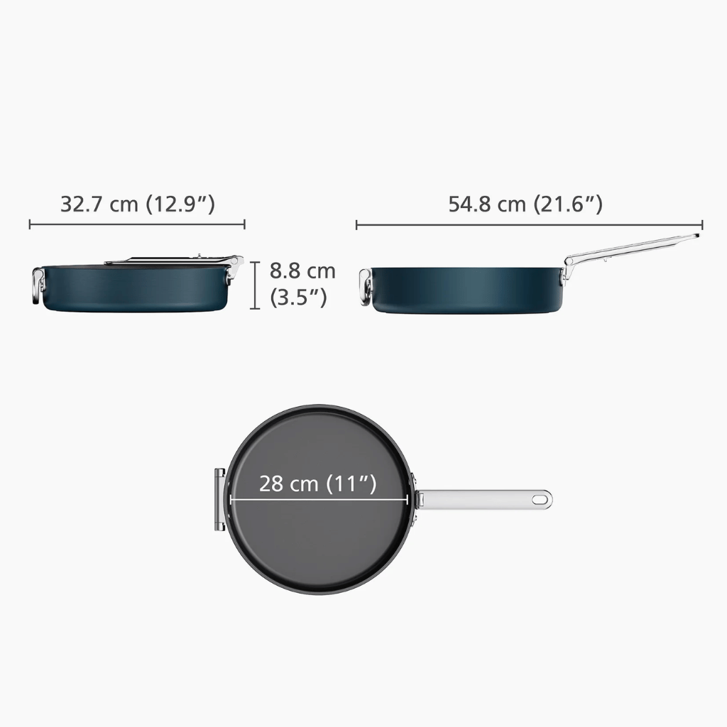 Thumbnail: 28cm Compact frying pan Image 5