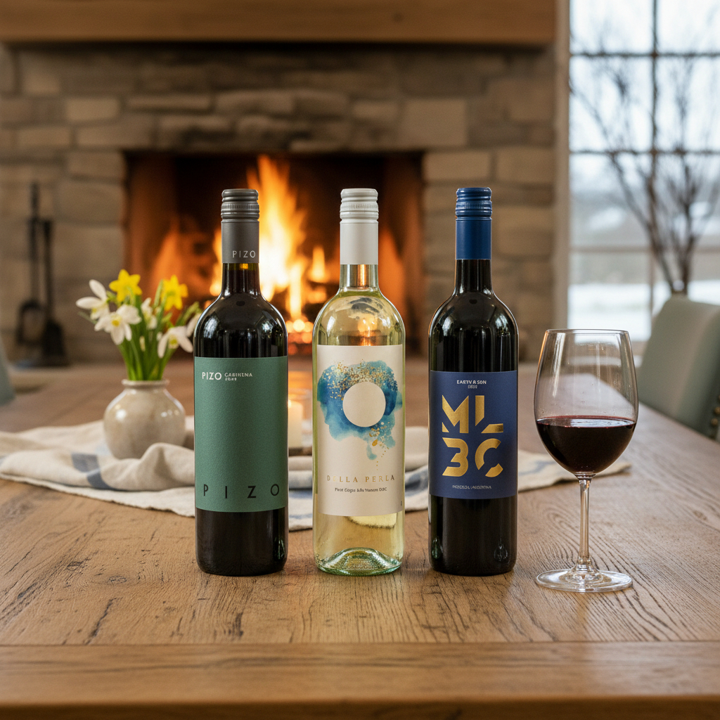 3 bottles of wine Image 1