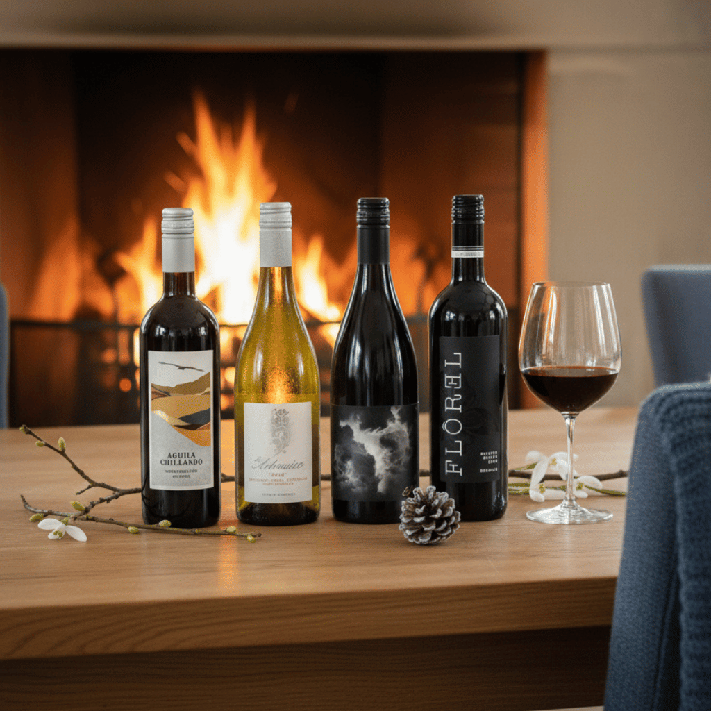 4 bottles of wine Image 1