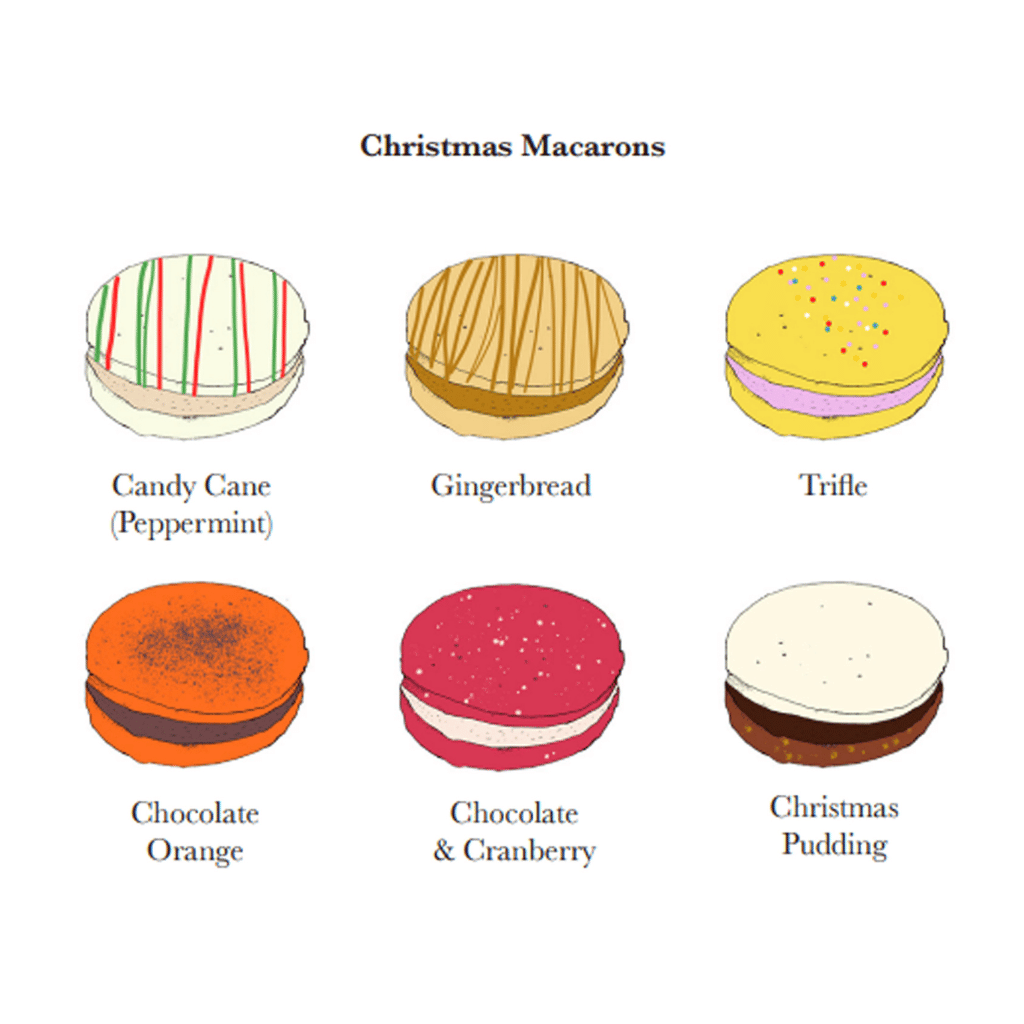 Thumbnail: 6 Festive flavoured macarons Image 4
