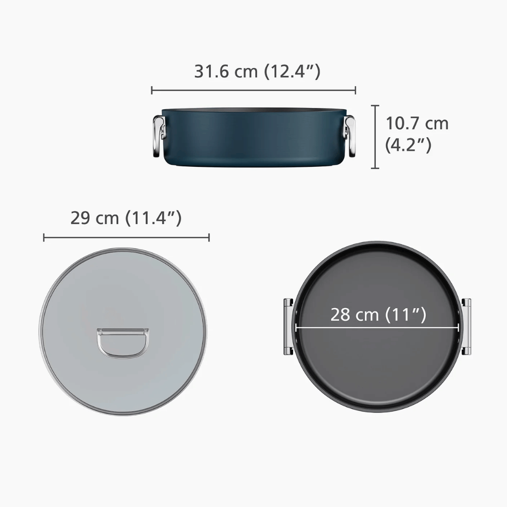 Thumbnail: Non-stick casserole pan & lid Image 4