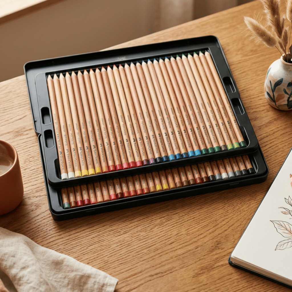 Thumbnail: Set of 60 artist's pencils Image 2