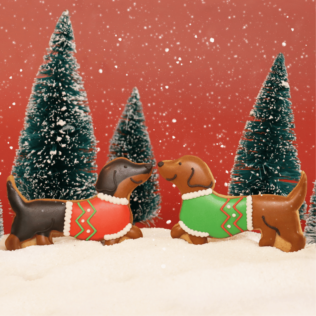 Thumbnail: Dachshund Christmas biscuits Image 1