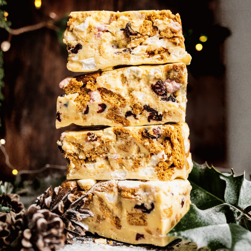 Thumbnail: Box of 4 festive brownies or desserts Image 2