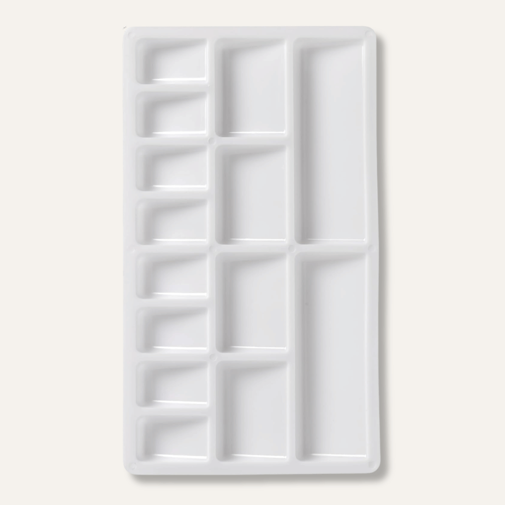 Thumbnail: Set of 24 watercolours & mixing palette Image 4