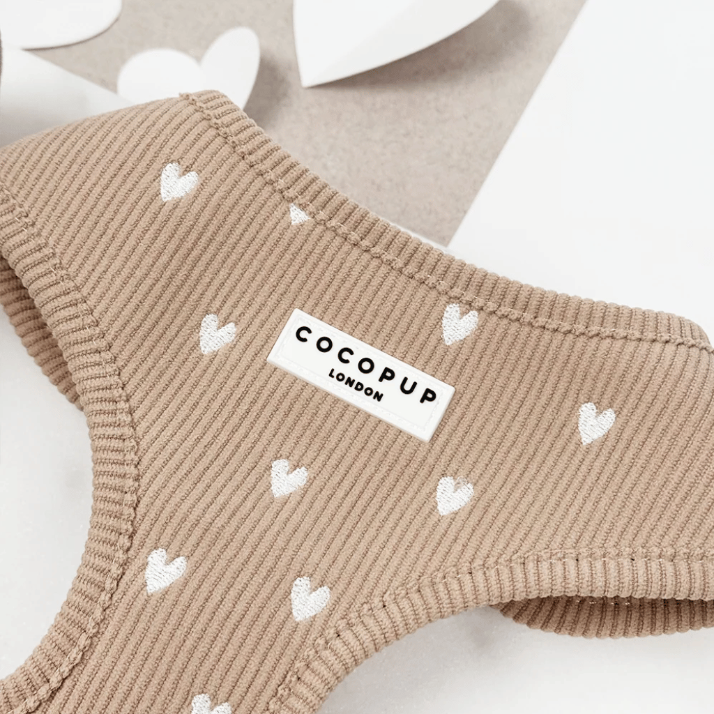 Thumbnail: Corduroy dog harness Image 4
