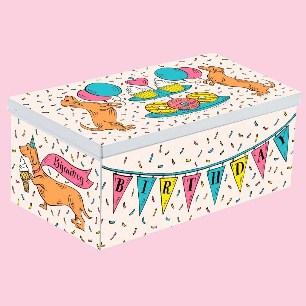 Thumbnail: Birthday treats biscuit tin Image 5