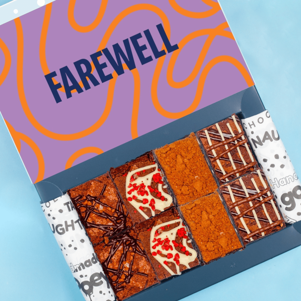 Thumbnail: Letterbox farewell brownies Image 1