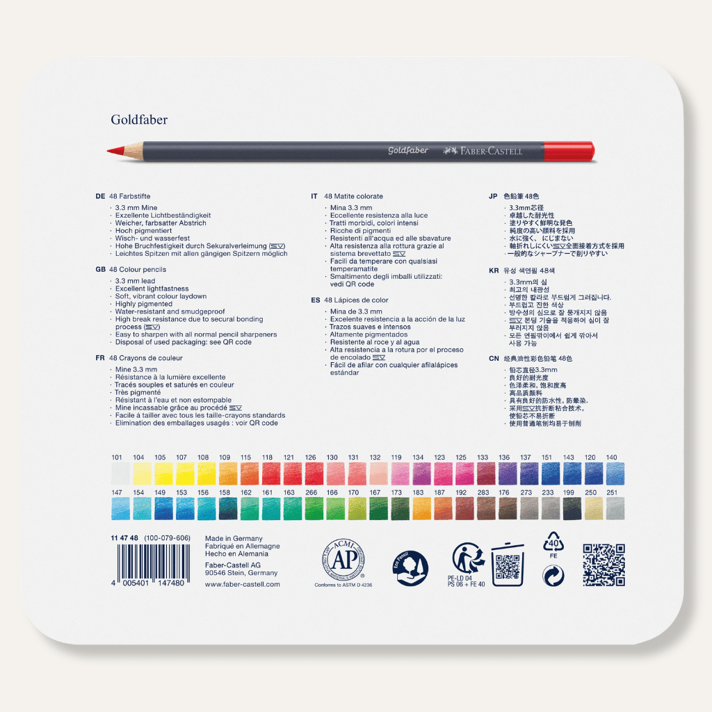 Thumbnail: Set of 48 Goldfaber colour pencils Image 4