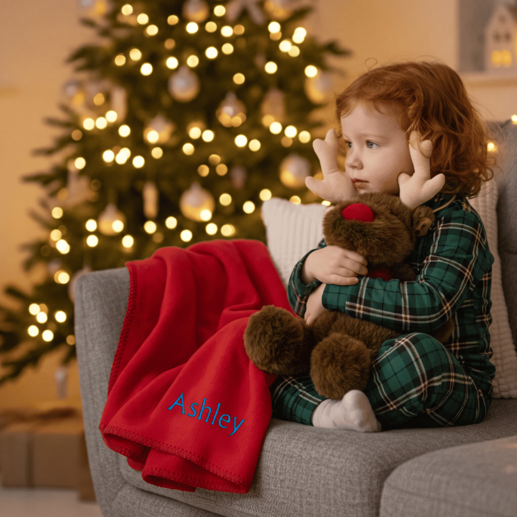 Thumbnail: Rudy Reindeer & fleece blanket set Image 1