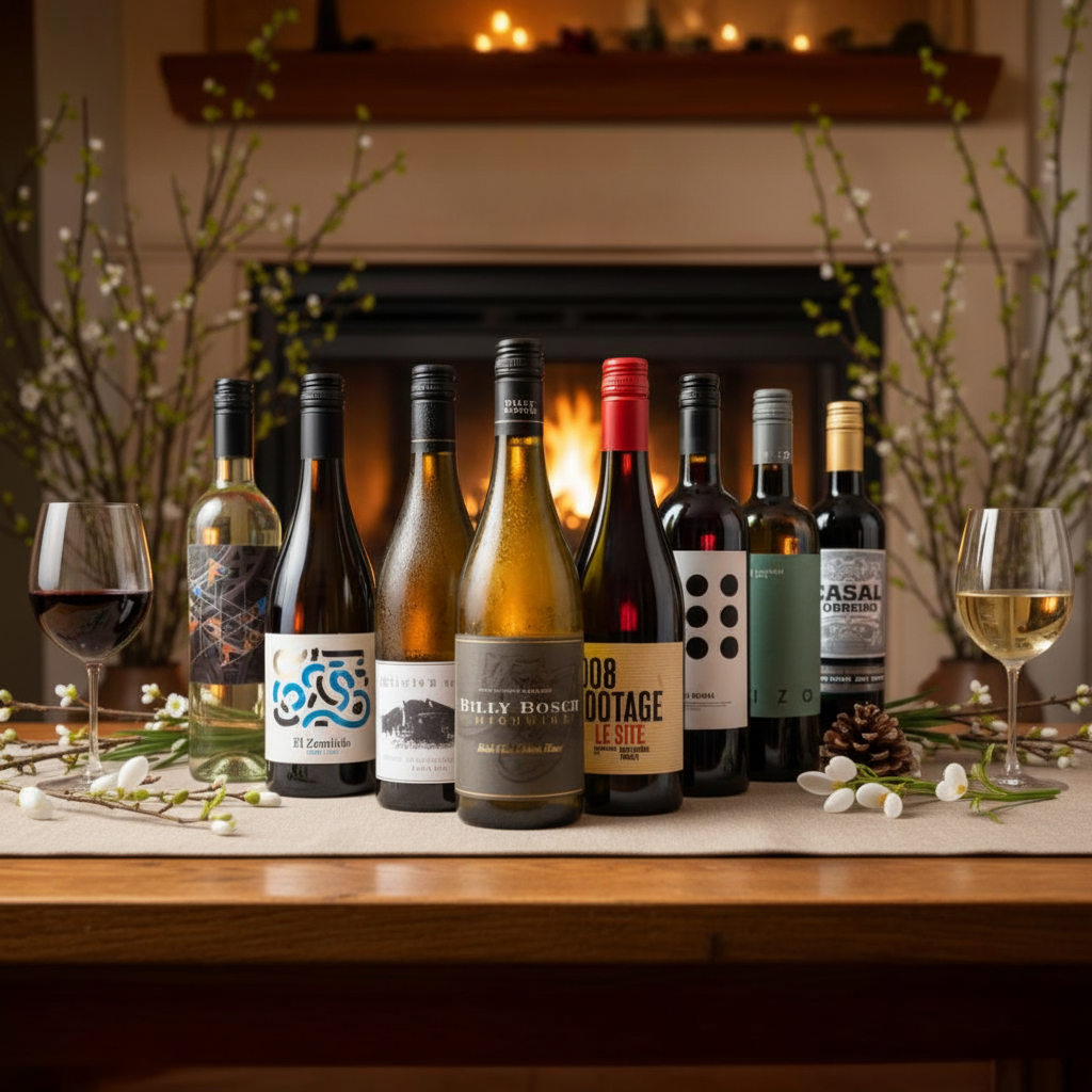 8 bottles of wine Image 1