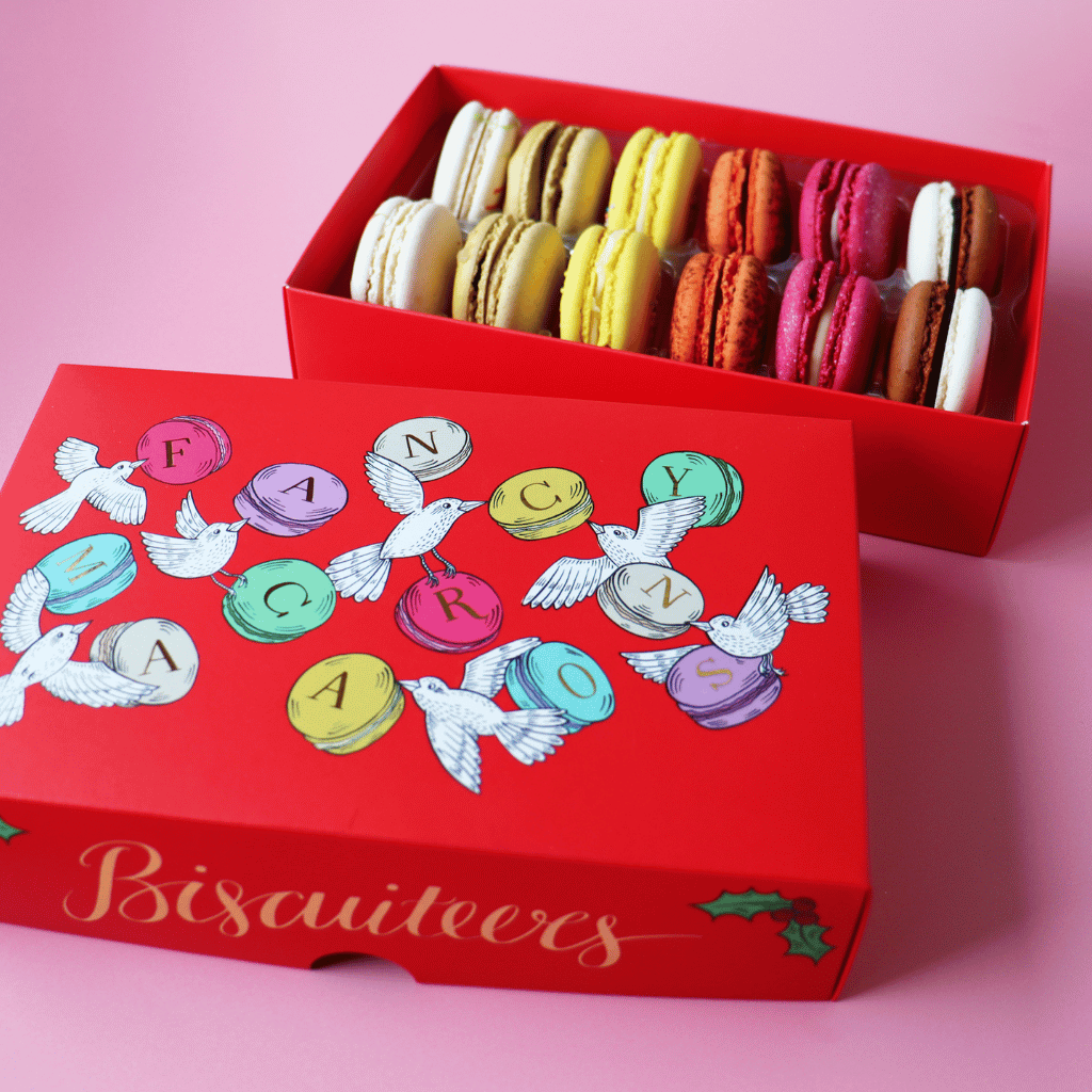Thumbnail: 12 Festive flavoured macarons Image 2